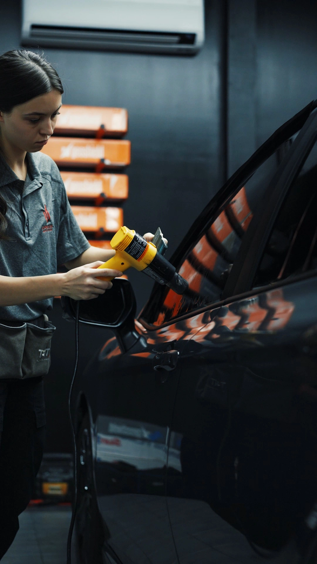 Squeegee application