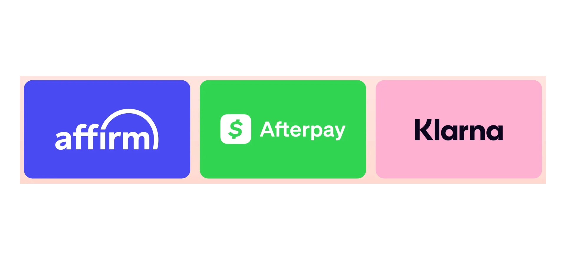 Affirm, Afterpay, Klarna