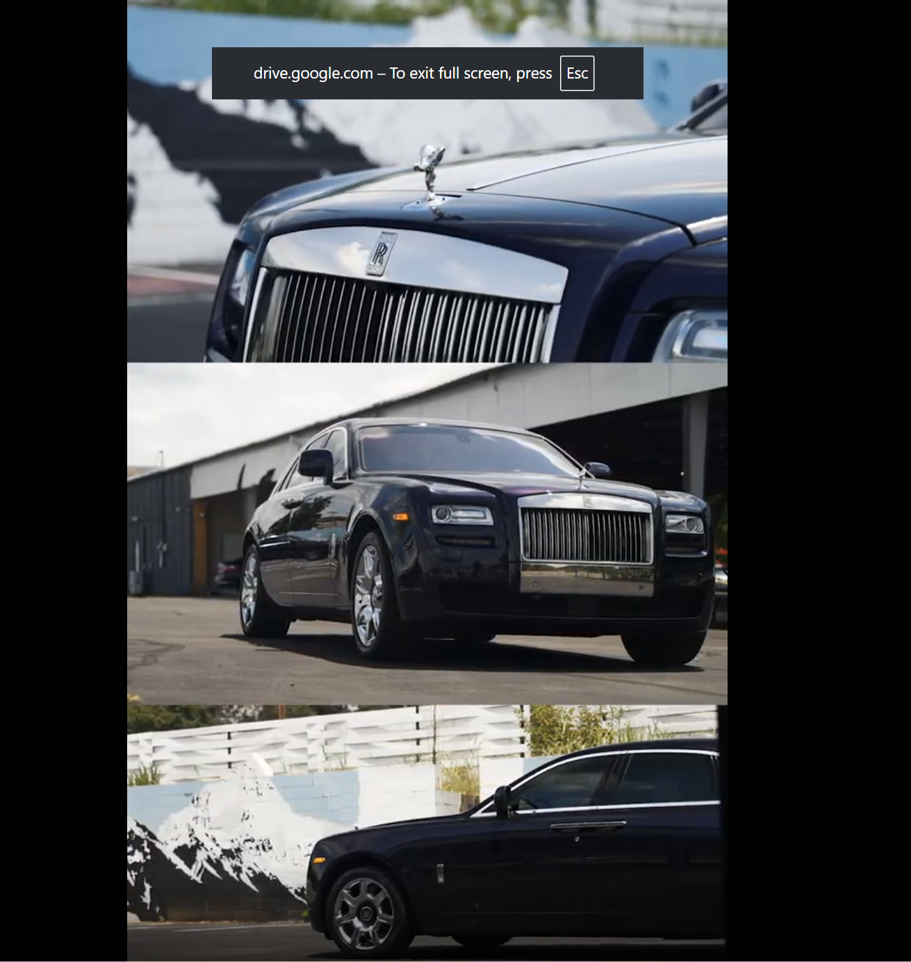Rolls Royce Ghost tinted
